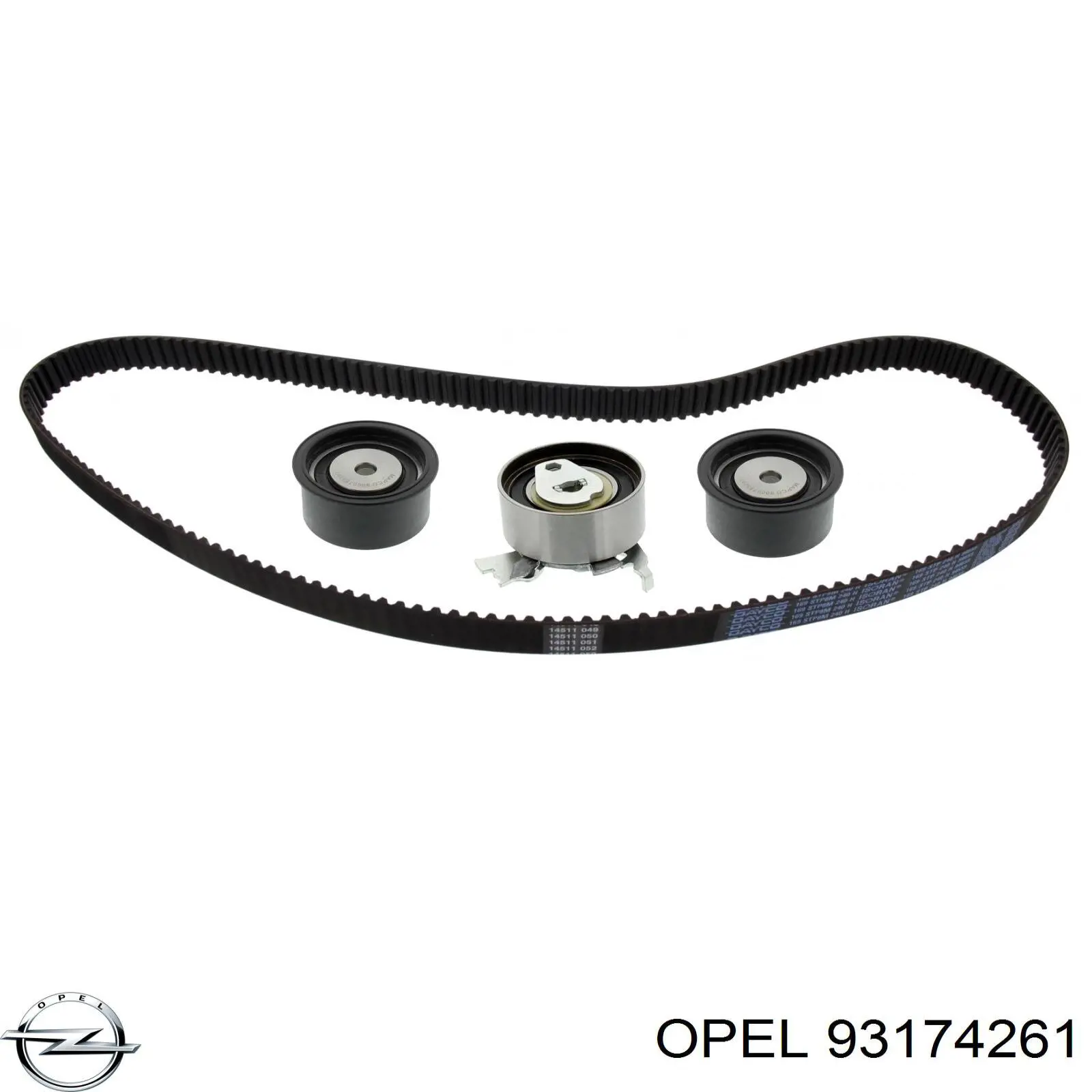 93174261 Opel kit correa de distribución