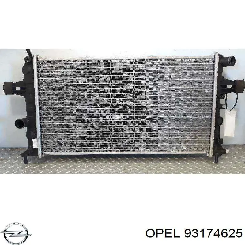 93174625 Opel radiador refrigeración del motor