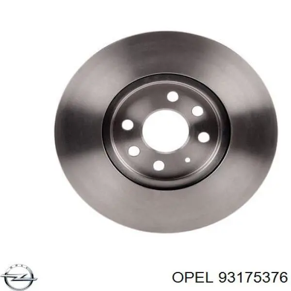 93175376 Opel disco de freno delantero