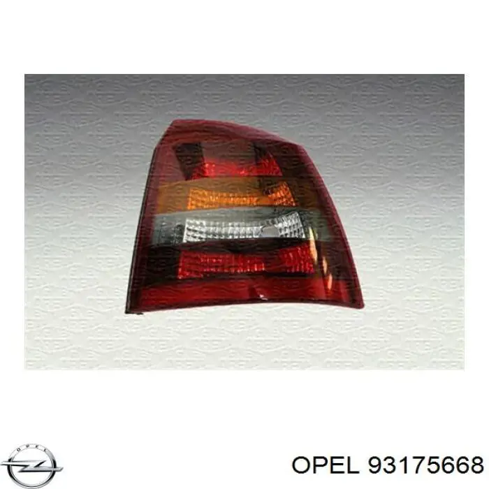 93175668 Opel piloto posterior izquierdo