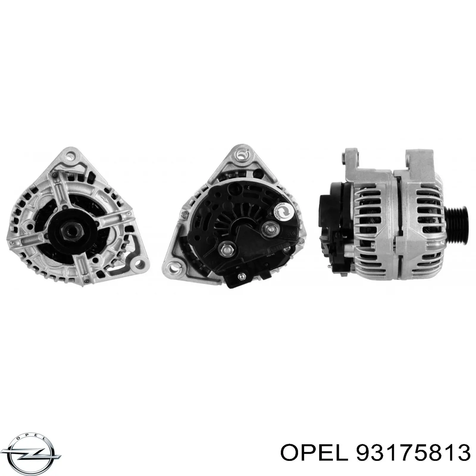 93175813 Opel alternador