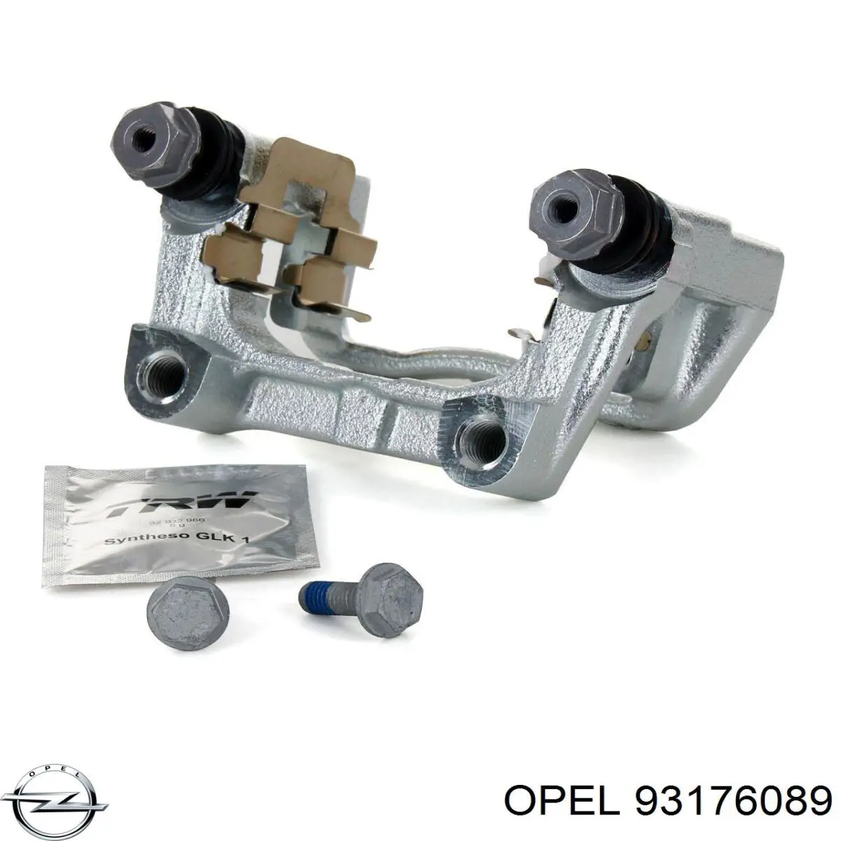 93176089 Opel soporte, pinza de freno trasera