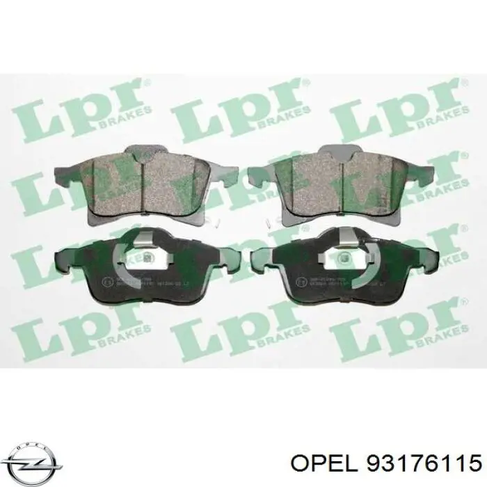 Pastillas de freno delanteras Opel Corsa X12