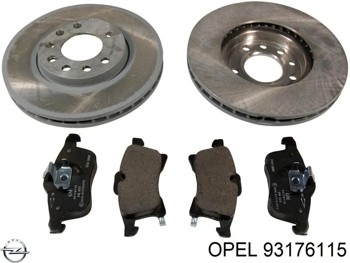 Pastillas de freno delanteras Opel Corsa X12