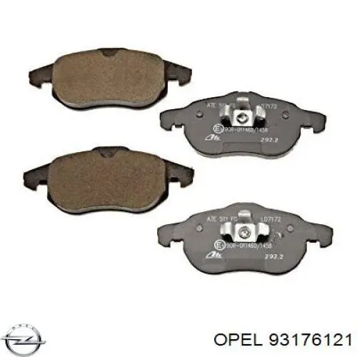 Pastillas de freno delanteras Opel Vectra