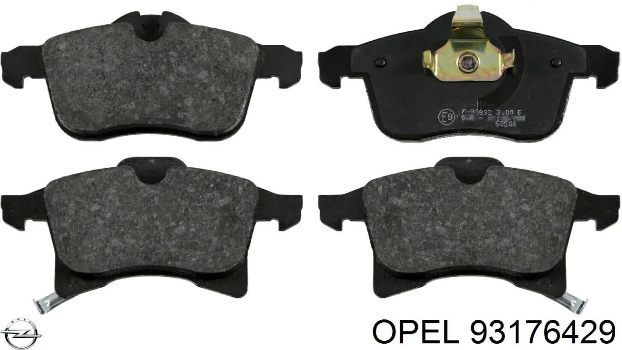 Pastillas freno delanteras Opel 93176429 precio, desde 23,69 EUR