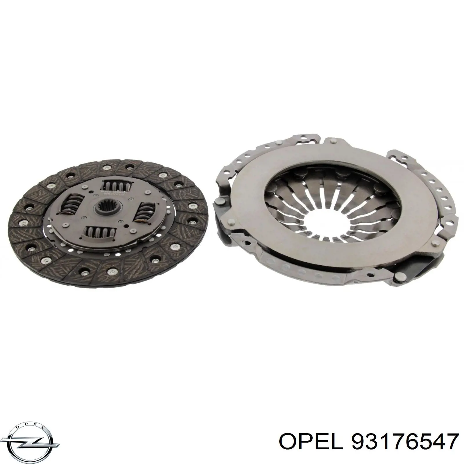 93176547 Opel kit de embrague (3 partes)