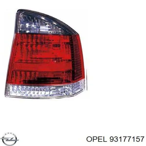 93177157 Opel piloto posterior derecho