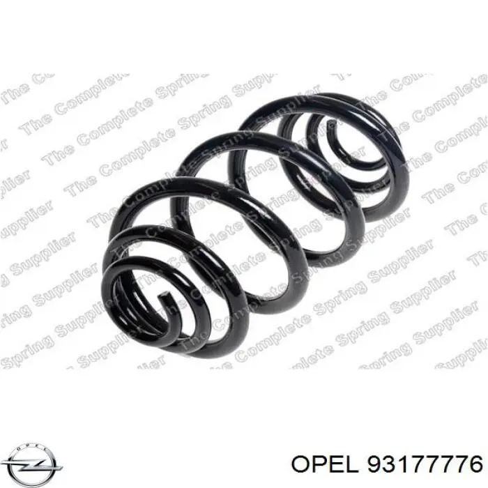 93177776 Opel muelle de suspensión eje trasero