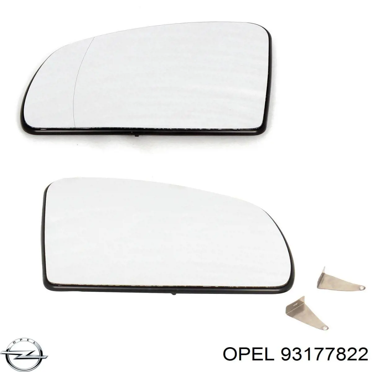 93177822 Opel cubierta de espejo retrovisor izquierdo