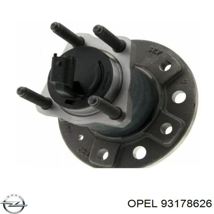 Comprar 93178626 Opel Cubo de rueda, Eje trasero