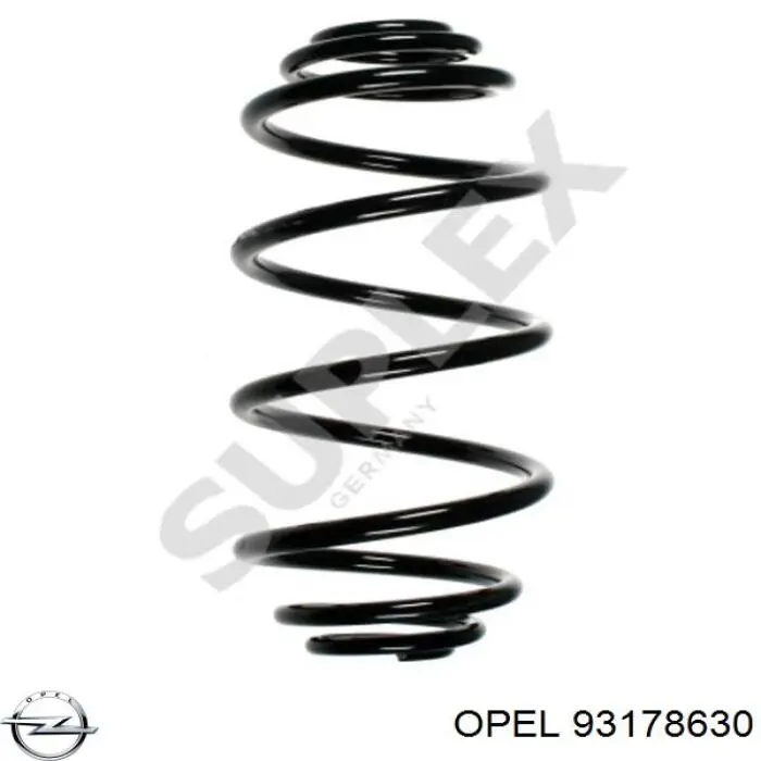 Muelle de suspensión trasero Opel 93178630 precio, desde 25,85 EUR
