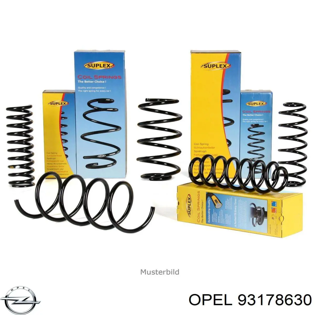 Comprar 93178630 Opel Muelle de eje trasero