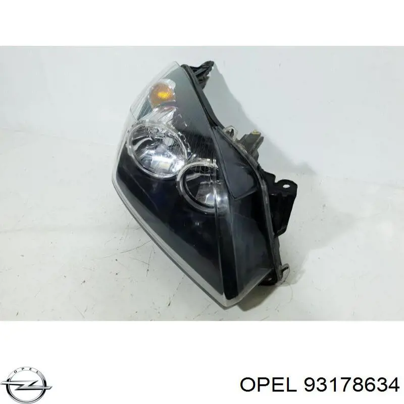 Faro derecho Opel 93178634 precio, desde 192,56 EUR