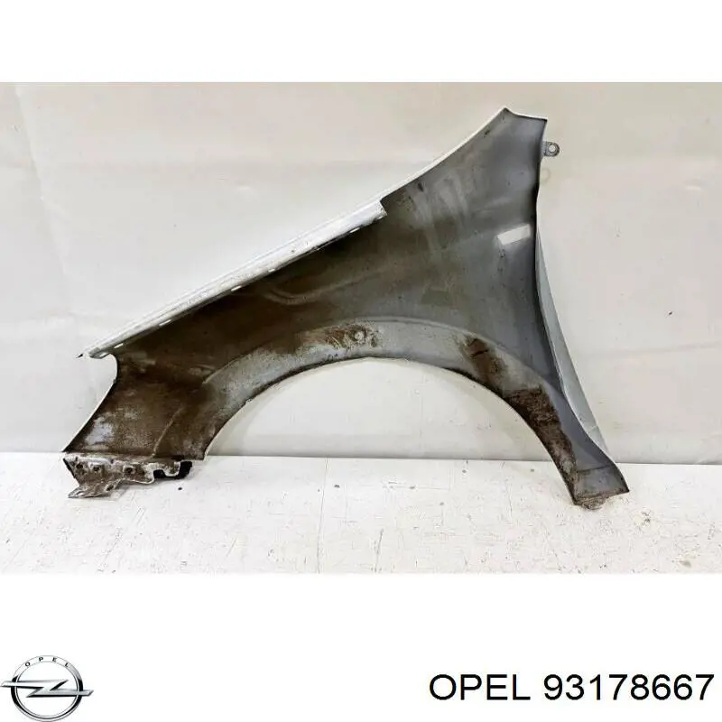 Guardabarros delanteros derecho Opel 93178667 precio, desde 65,42 EUR