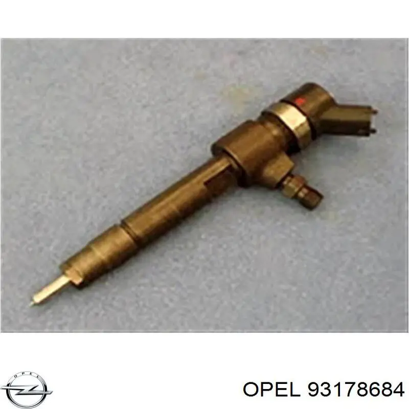 93178684 Opel inyector de combustible