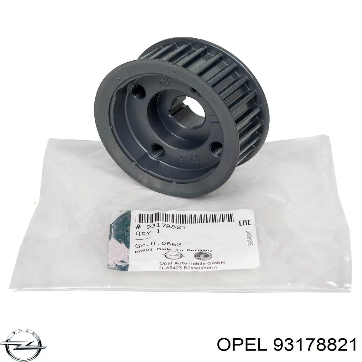 93178821 Opel Piñón del cigüeñal 