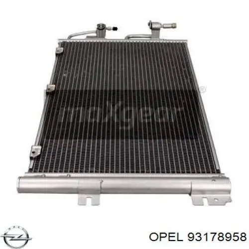 93178958 Opel Radiador de aire acondicionado