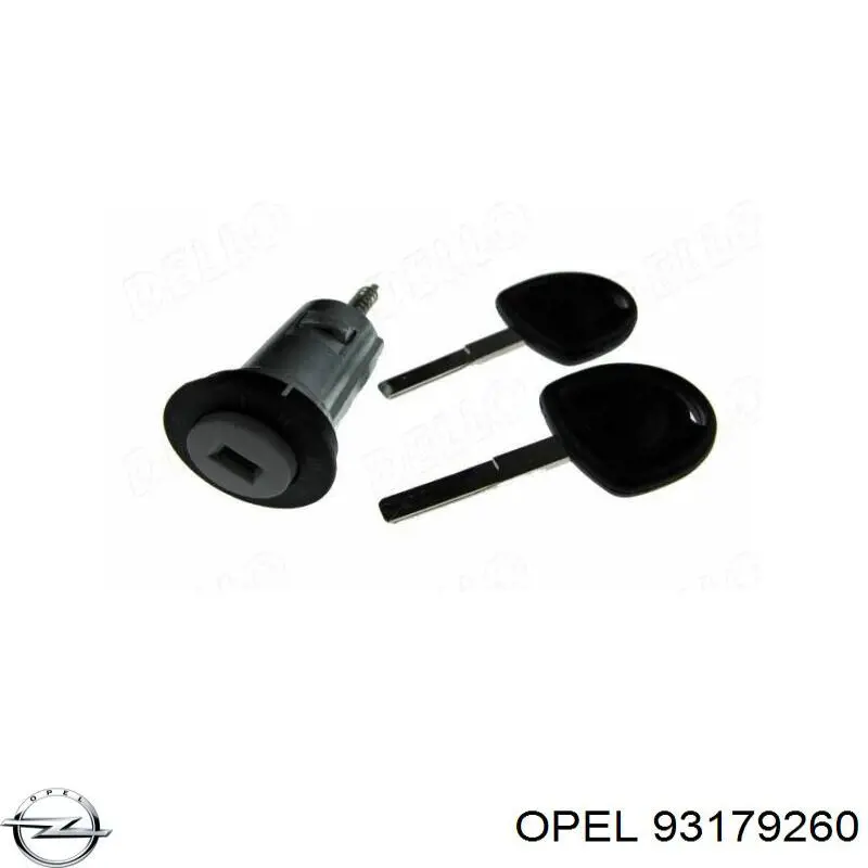 Bombín de cerradura de encendido 913701 Opel