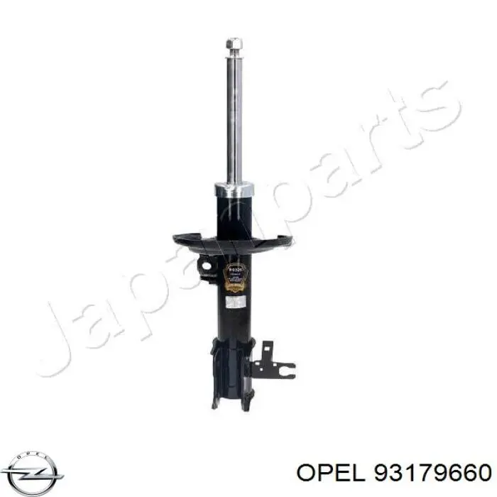 Amortiguador delantero izquierdo 93179660 Opel