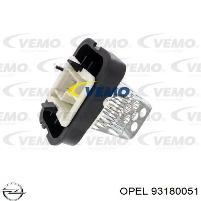 Resistencia de Ventilador Opel 93180051 precio, desde 13,98 EUR