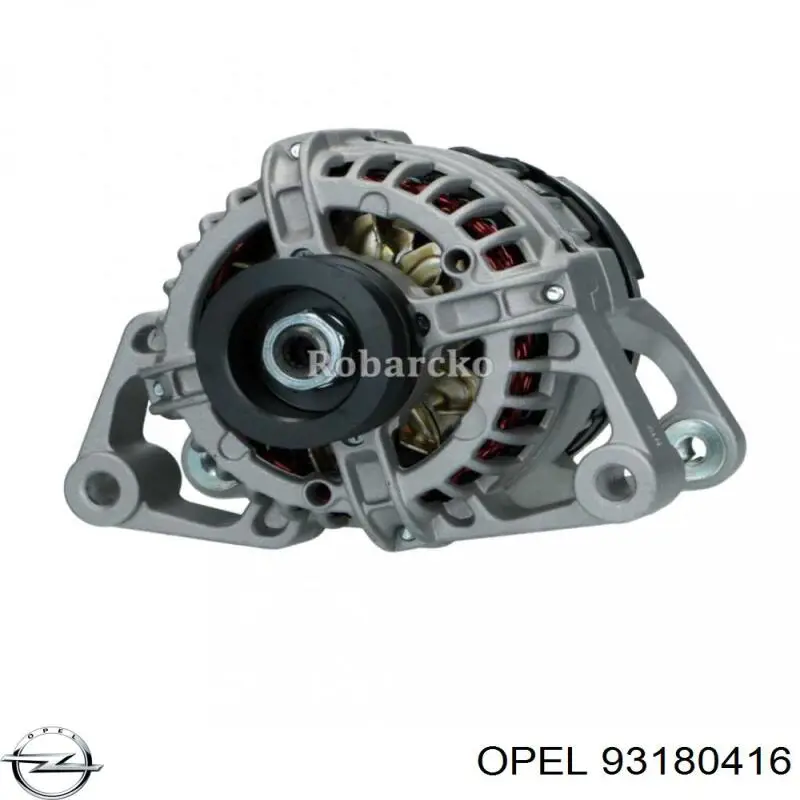 93180416 Opel alternador