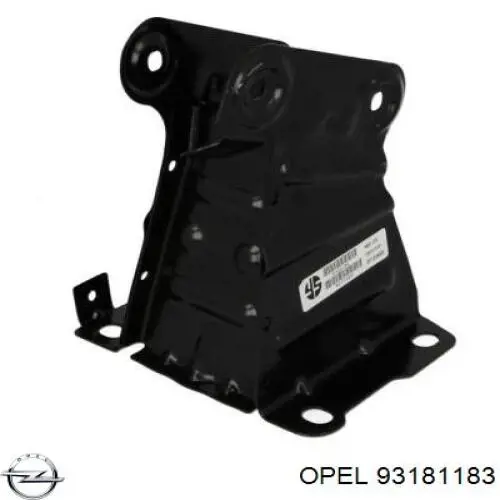 93181183 Opel soporte de amplificador de parachoques delantero