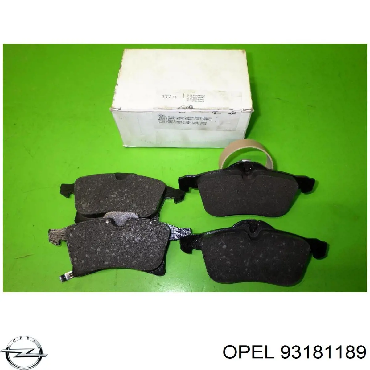 Pastillas de freno delanteras Opel Corsa X12