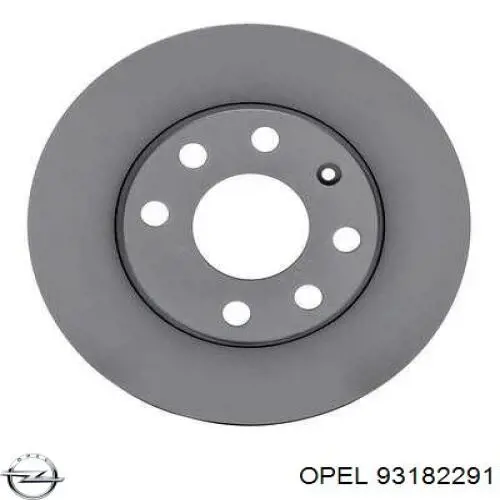 Freno de disco delantero Opel Astra 51, 52, F35, M35