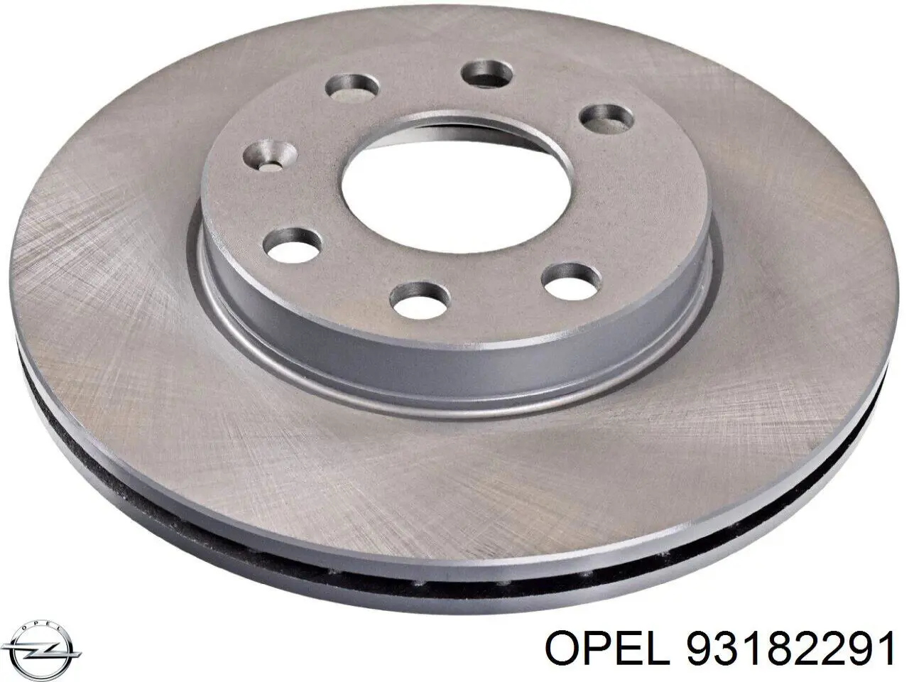 93182291 Opel disco de freno delantero