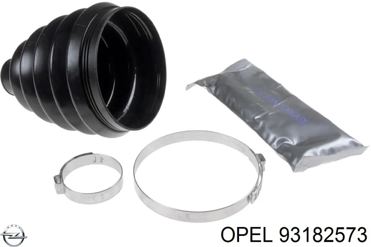 93182573 Opel fuelle, árbol de transmisión delantero exterior