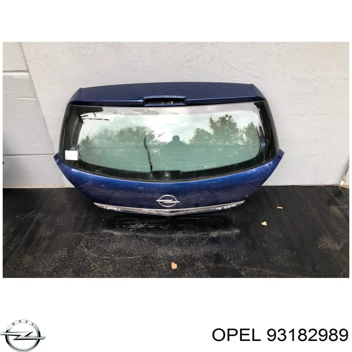 93182989 Opel puerta del maletero, trasera