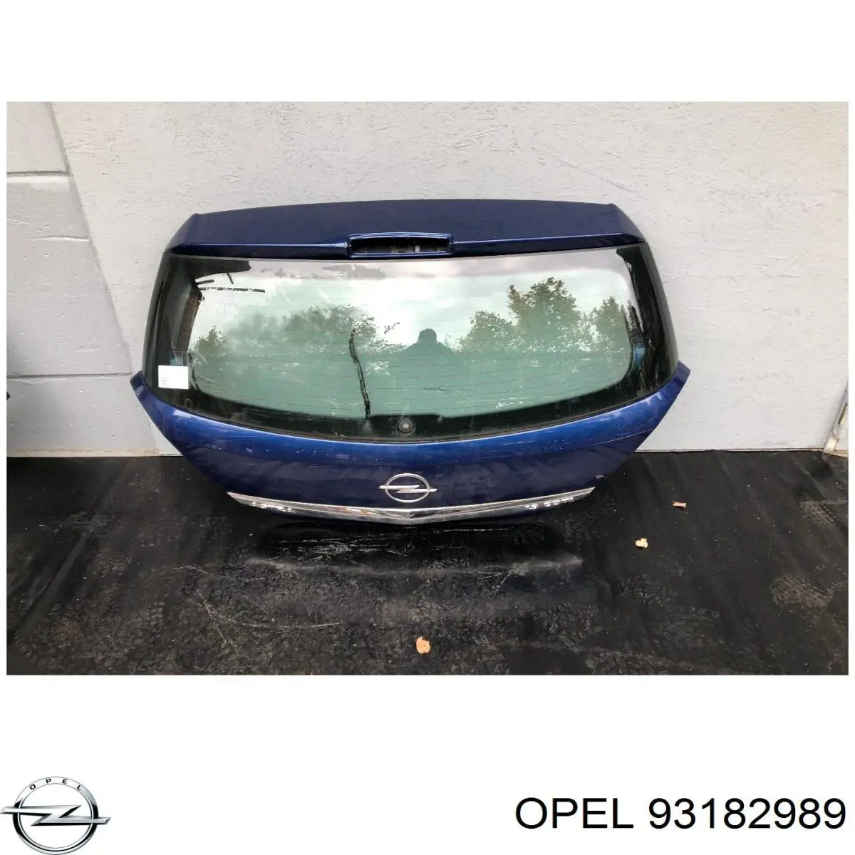 93182989 Opel puerta trasera de maletero (3/5a puerta trasera)