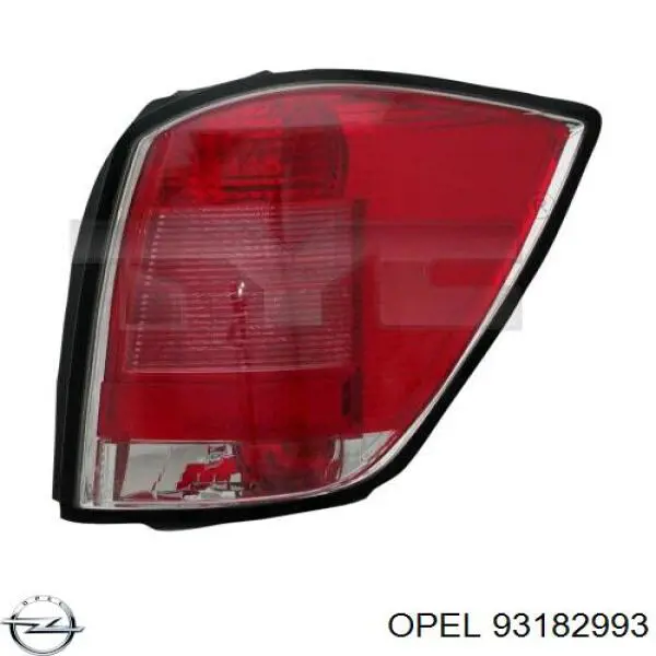Comprar 93182993 Opel Piloto trasero derecho
