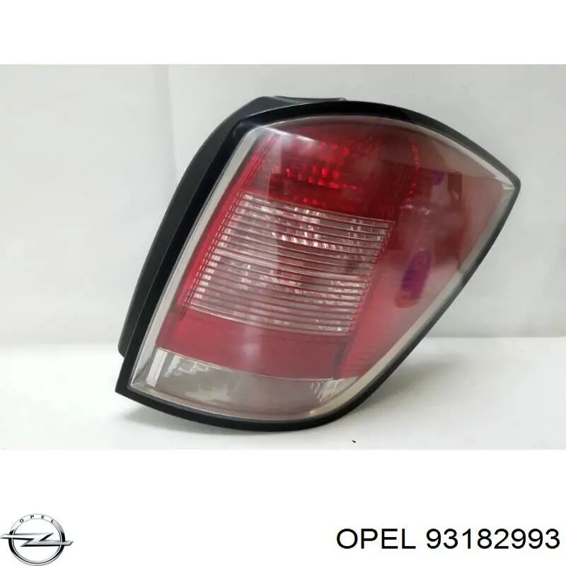 93182993 Opel piloto posterior derecho