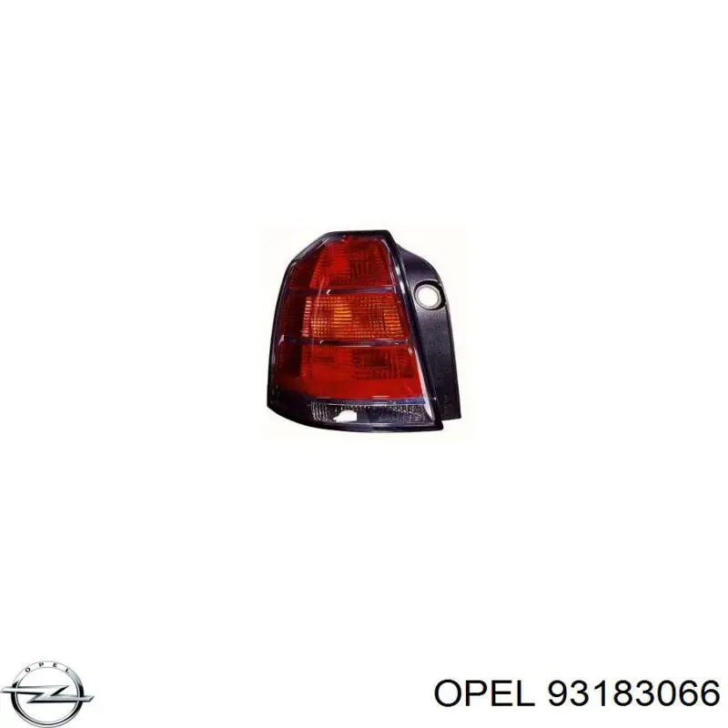 Piloto trasero derecho Opel 93183066 precio, desde 106,00 EUR