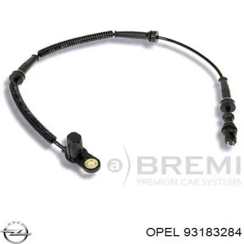 93183284 Opel sensor abs delantero