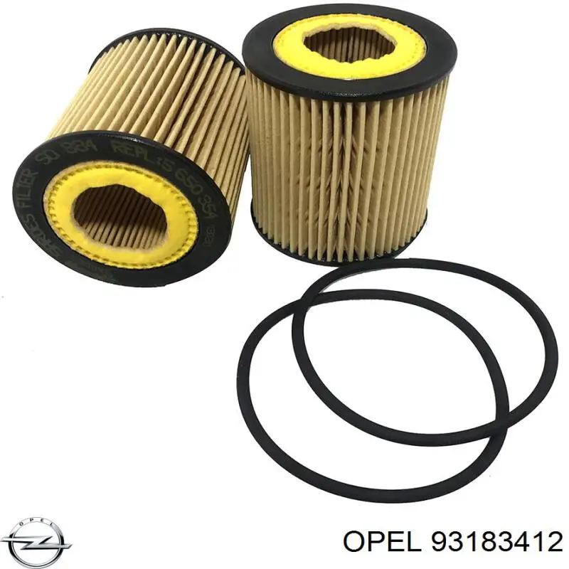 93183412 Opel filtro de aceite