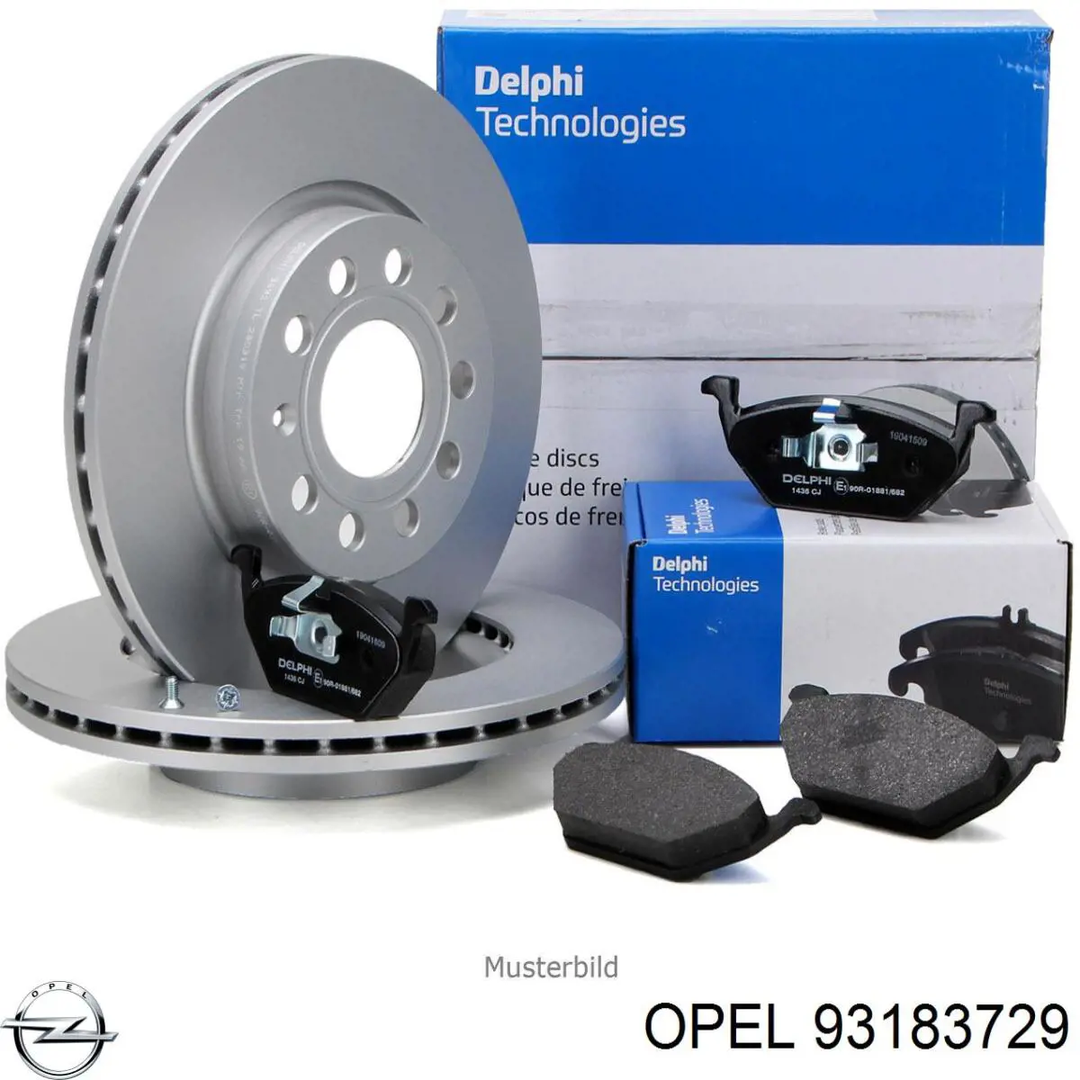 Pastillas de freno delanteras Opel Vectra