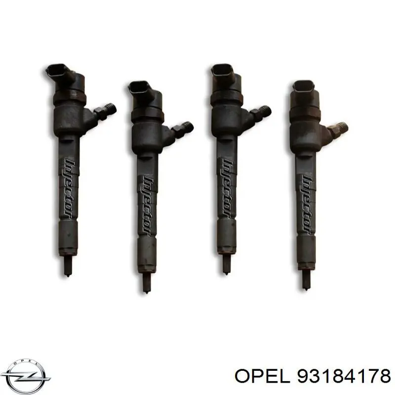 93184178 Opel inyector de combustible