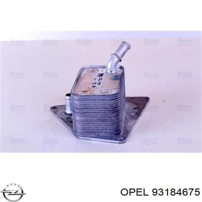 93184675 Opel radiador de aceite, bajo de filtro