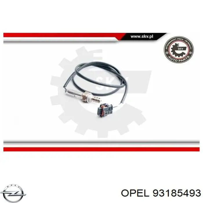 93185493 Opel sonda lambda sensor de oxigeno post catalizador