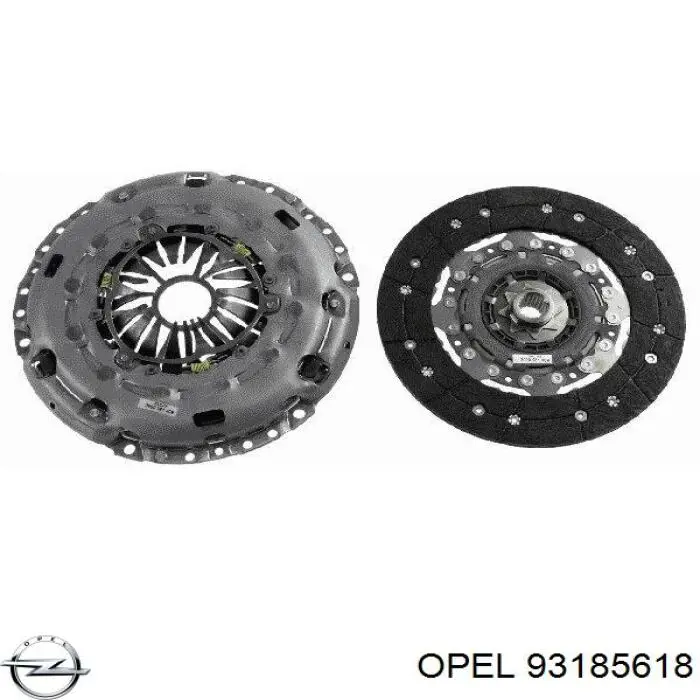 93185618 Opel kit de embrague (3 partes)