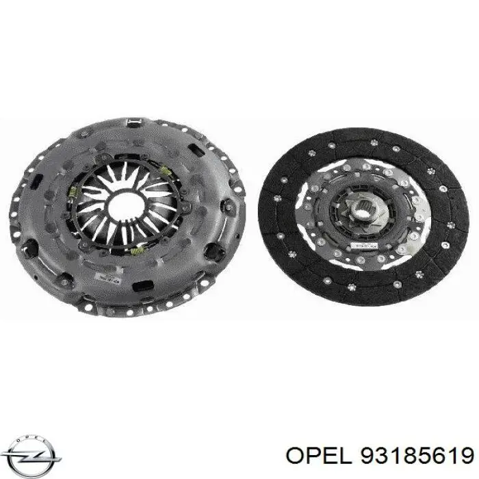 93185619 Opel kit de embrague (3 partes)