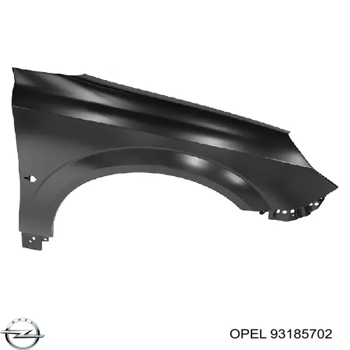 93185702 Opel guardabarros delantero derecho