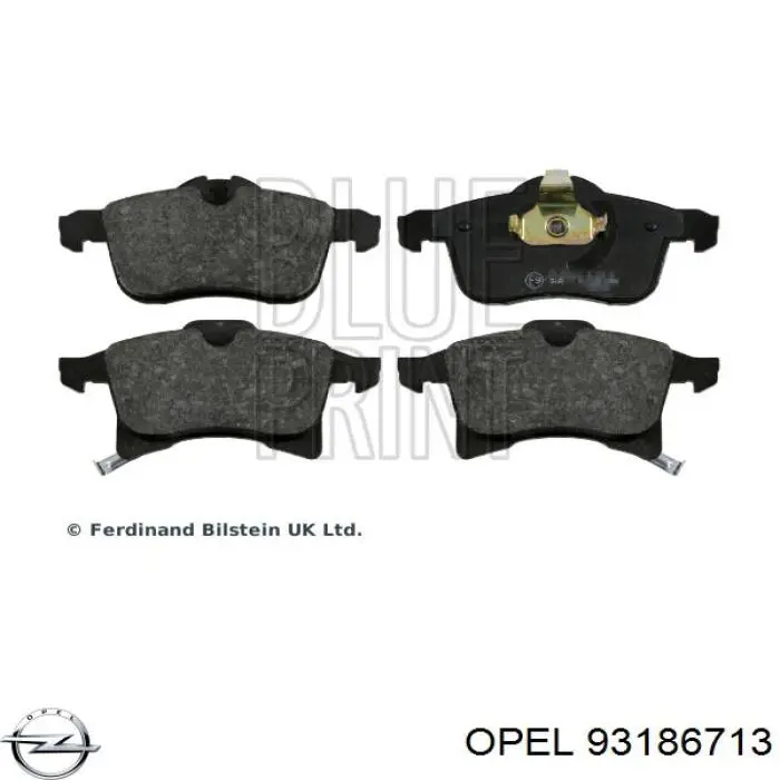 Pastillas de freno delanteras Opel Corsa X12