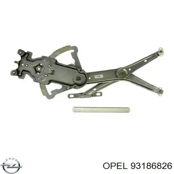 93186826 Opel mecanismo de elevalunas, puerta delantera izquierda