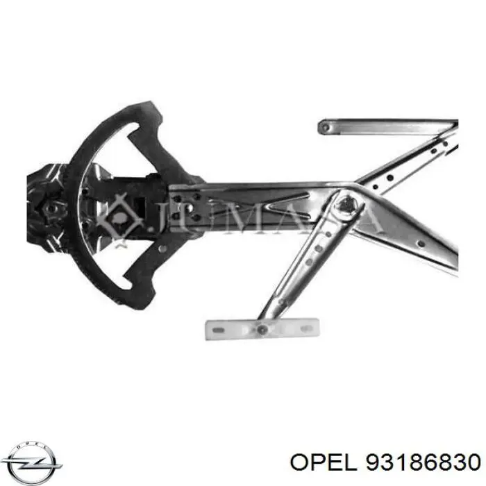 5140093 Opel Motor elevalunas, puerta delantera izquierda