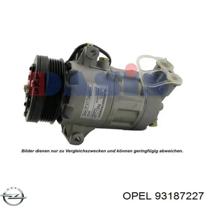 93187227 Opel compresor de aire acondicionado