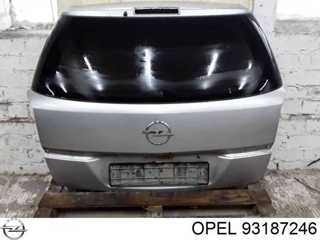 Puerta trasera 93187246 Opel
